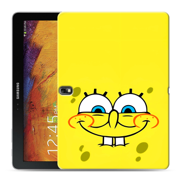 Силиконовый чехол на Samsung Galaxy Note 10.1 2014 editon с принтом спанчбоб спанч боб