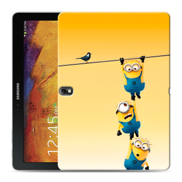 Силиконовый чехол на Samsung Galaxy Note 10.1 2014 editon с принтом Миньоны Силиконовый чехол на Samsung Galaxy Note 10.1 2014 editon с принтом Миньоны