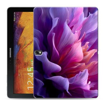 Силиконовый чехол на Samsung Galaxy Note 10.1 2014 editon с принтом женский цветы Силиконовый чехол на Samsung Galaxy Note 10.1 2014 editon с принтом женский цветы