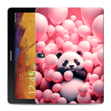 Силиконовый чехол на Samsung Galaxy Note 10.1 2014 editon с принтом Панда Силиконовый чехол на Samsung Galaxy Note 10.1 2014 editon с принтом Панда