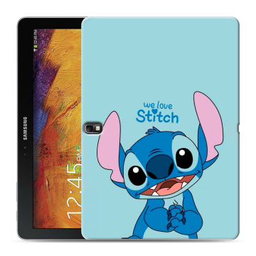 Силиконовый чехол на Samsung Galaxy Note 10.1 2014 editon с принтом Лило и Стич