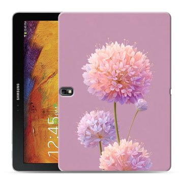 Силиконовый чехол на Samsung Galaxy Note 10.1 2014 editon с принтом Цветы