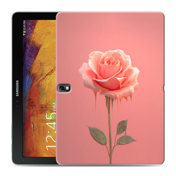 Силиконовый чехол на Samsung Galaxy Note 10.1 2014 editon с принтом Розовая роза