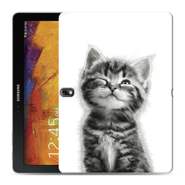 Силиконовый чехол на Samsung Galaxy Note 10.1 2014 editon с принтом Котенок Силиконовый чехол на Samsung Galaxy Note 10.1 2014 editon с принтом Котенок