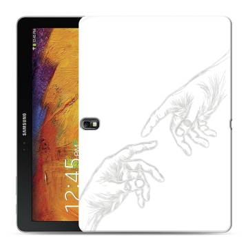 Силиконовый чехол на Samsung Galaxy Note 10.1 2014 editon с принтом Сотворение мира