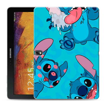 Силиконовый чехол на Samsung Galaxy Note 10.1 2014 editon с принтом Лило и Стич