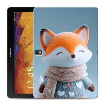 Силиконовый чехол на Samsung Galaxy Note 10.1 2014 editon с принтом Лиса