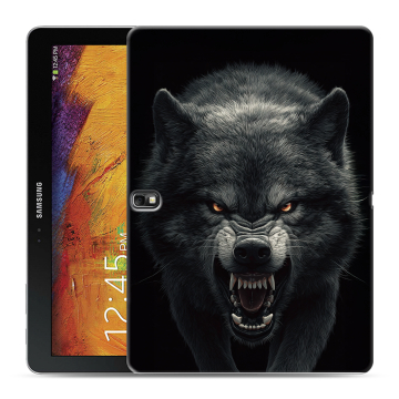 Силиконовый чехол на Samsung Galaxy Note 10.1 2014 editon с принтом Волк Силиконовый чехол на Samsung Galaxy Note 10.1 2014 editon с принтом Волк