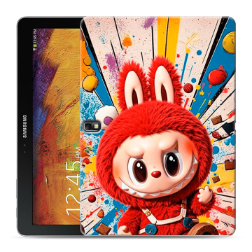 Силиконовый чехол на Samsung Galaxy Note 10.1 2014 editon с принтом Labubu Лабубу Силиконовый чехол на Samsung Galaxy Note 10.1 2014 editon с принтом Labubu Лабубу