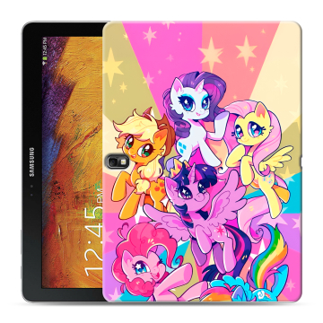 Силиконовый чехол на Samsung Galaxy Note 10.1 2014 editon с принтом My little pony Дружба чудо Силиконовый чехол на Samsung Galaxy Note 10.1 2014 editon с принтом My little pony Дружба чудо