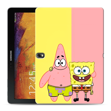 Силиконовый чехол на Samsung Galaxy Note 10.1 2014 editon с принтом Спанч боб Спанчбоб Силиконовый чехол на Samsung Galaxy Note 10.1 2014 editon с принтом Спанч боб Спанчбоб