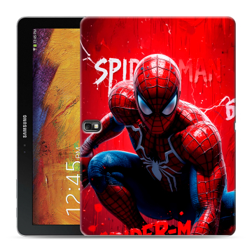 Силиконовый чехол на Samsung Galaxy Note 10.1 2014 editon с принтом Spiderman Человек паук Силиконовый чехол на Samsung Galaxy Note 10.1 2014 editon с принтом Spiderman Человек паук