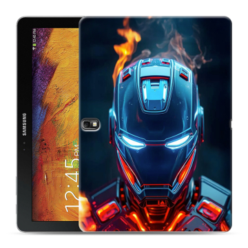 Силиконовый чехол на Samsung Galaxy Note 10.1 2014 editon с принтом IronMan Железный человек Силиконовый чехол на Samsung Galaxy Note 10.1 2014 editon с принтом IronMan Железный человек