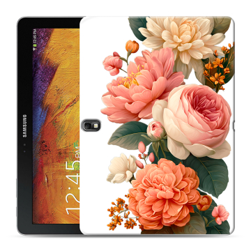 Силиконовый чехол на Samsung Galaxy Note 10.1 2014 editon с принтом цветы Силиконовый чехол на Samsung Galaxy Note 10.1 2014 editon с принтом цветы
