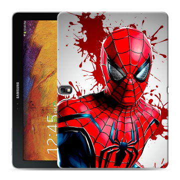 Силиконовый чехол на Samsung Galaxy Note 10.1 2014 editon с принтом Spiderman Человек паук Силиконовый чехол на Samsung Galaxy Note 10.1 2014 editon с принтом Spiderman Человек паук
