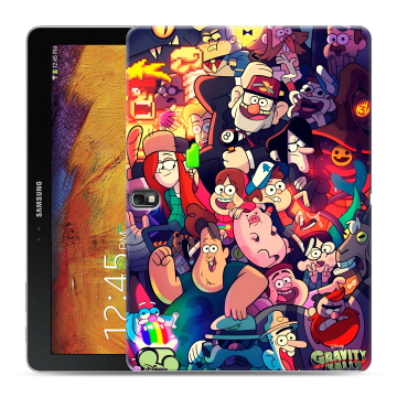 Силиконовый чехол на Samsung Galaxy Note 10.1 2014 editon с принтом Gravity Falls Гравити Фолз Силиконовый чехол на Samsung Galaxy Note 10.1 2014 editon с принтом Gravity Falls Гравити Фолз