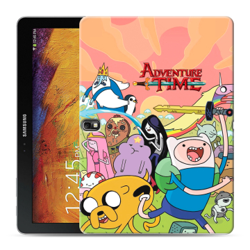 Силиконовый чехол на Samsung Galaxy Note 10.1 2014 editon с принтом Adventure time Время приключений Силиконовый чехол на Samsung Galaxy Note 10.1 2014 editon с принтом Adventure time Время приключений