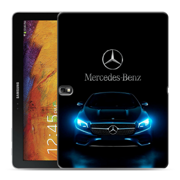 Силиконовый чехол на Samsung Galaxy Note 10.1 2014 editon с принтом Mercedes Мерседес