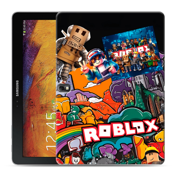 Силиконовый чехол на Samsung Galaxy Note 10.1 2014 editon с принтом Roblox Роблокс Силиконовый чехол на Samsung Galaxy Note 10.1 2014 editon с принтом Roblox Роблокс