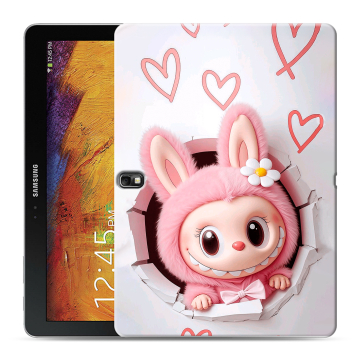 Силиконовый чехол на Samsung Galaxy Note 10.1 2014 editon с принтом Labubu Лабубу