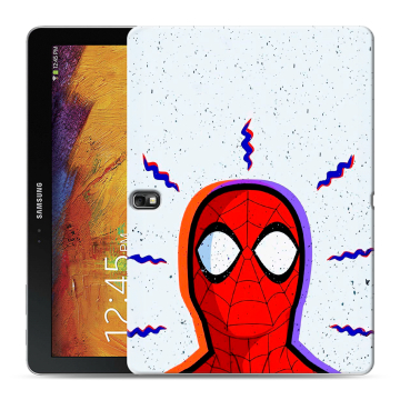 Силиконовый чехол на Samsung Galaxy Note 10.1 2014 editon с принтом Spiderman Человек паук Силиконовый чехол на Samsung Galaxy Note 10.1 2014 editon с принтом Spiderman Человек паук