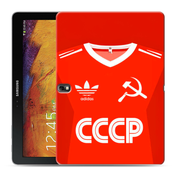 Силиконовый чехол на Samsung Galaxy Note 10.1 2014 editon с принтом Флаг Герб СССР Силиконовый чехол на Samsung Galaxy Note 10.1 2014 editon с принтом Флаг Герб СССР
