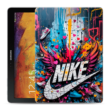 Силиконовый чехол на Samsung Galaxy Note 10.1 2014 editon с принтом Nike Найк Силиконовый чехол на Samsung Galaxy Note 10.1 2014 editon с принтом Nike Найк
