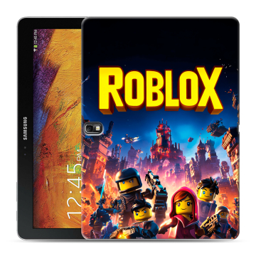 Силиконовый чехол на Samsung Galaxy Note 10.1 2014 editon с принтом Roblox Роблокс Силиконовый чехол на Samsung Galaxy Note 10.1 2014 editon с принтом Roblox Роблокс