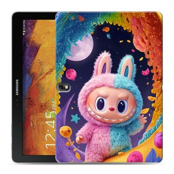 Силиконовый чехол на Samsung Galaxy Note 10.1 2014 editon с принтом Labubu Лабубу Силиконовый чехол на Samsung Galaxy Note 10.1 2014 editon с принтом Labubu Лабубу
