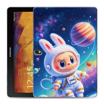 Силиконовый чехол на Samsung Galaxy Note 10.1 2014 editon с принтом Labubu Лабубу Силиконовый чехол на Samsung Galaxy Note 10.1 2014 editon с принтом Labubu Лабубу