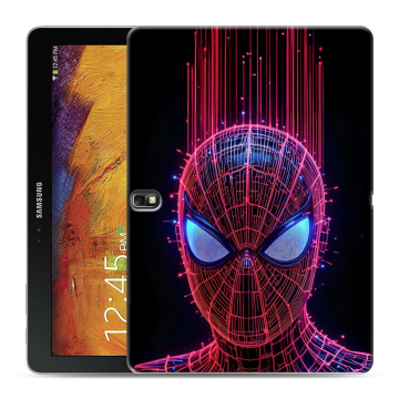 Силиконовый чехол на Samsung Galaxy Note 10.1 2014 editon с принтом Spiderman Человек паук Силиконовый чехол на Samsung Galaxy Note 10.1 2014 editon с принтом Spiderman Человек паук