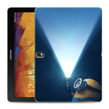 Силиконовый чехол на Samsung Galaxy Note 10.1 2014 editon с принтом Миньоны Силиконовый чехол на Samsung Galaxy Note 10.1 2014 editon с принтом Миньоны