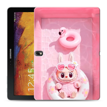 Силиконовый чехол на Samsung Galaxy Note 10.1 2014 editon с принтом Labubu Лабубу Силиконовый чехол на Samsung Galaxy Note 10.1 2014 editon с принтом Labubu Лабубу