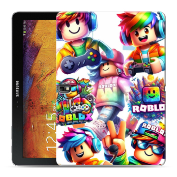 Силиконовый чехол на Samsung Galaxy Note 10.1 2014 editon с принтом Roblox Роблокс Силиконовый чехол на Samsung Galaxy Note 10.1 2014 editon с принтом Roblox Роблокс