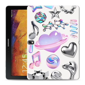 Силиконовый чехол на Samsung Galaxy Note 10.1 2014 editon с принтом Y2K Силиконовый чехол на Samsung Galaxy Note 10.1 2014 editon с принтом Y2K