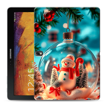 Силиконовый чехол на Samsung Galaxy Note 10.1 2014 editon с принтом Новый год Силиконовый чехол на Samsung Galaxy Note 10.1 2014 editon с принтом Новый год