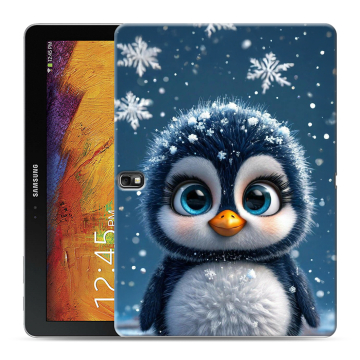 Силиконовый чехол на Samsung Galaxy Note 10.1 2014 editon с принтом Новый год Силиконовый чехол на Samsung Galaxy Note 10.1 2014 editon с принтом Новый год