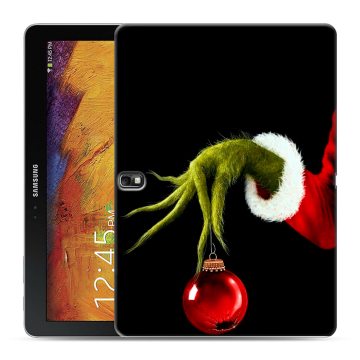 Силиконовый чехол на Samsung Galaxy Note 10.1 2014 editon с принтом Новый год Гринч Силиконовый чехол на Samsung Galaxy Note 10.1 2014 editon с принтом Новый год Гринч