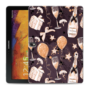 Силиконовый чехол на Samsung Galaxy Note 10.1 2014 editon с принтом Новый год Силиконовый чехол на Samsung Galaxy Note 10.1 2014 editon с принтом Новый год