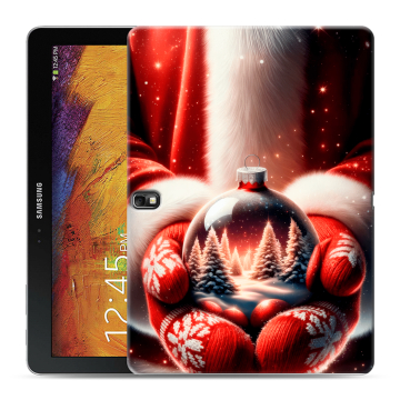 Силиконовый чехол на Samsung Galaxy Note 10.1 2014 editon с принтом Новый год Силиконовый чехол на Samsung Galaxy Note 10.1 2014 editon с принтом Новый год