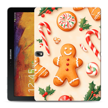 Силиконовый чехол на Samsung Galaxy Note 10.1 2014 editon с принтом Новый год Силиконовый чехол на Samsung Galaxy Note 10.1 2014 editon с принтом Новый год