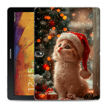Силиконовый чехол на Samsung Galaxy Note 10.1 2014 editon с принтом Новый год Силиконовый чехол на Samsung Galaxy Note 10.1 2014 editon с принтом Новый год