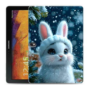 Силиконовый чехол на Samsung Galaxy Note 10.1 2014 editon с принтом Новый год Силиконовый чехол на Samsung Galaxy Note 10.1 2014 editon с принтом Новый год
