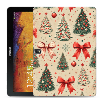 Силиконовый чехол на Samsung Galaxy Note 10.1 2014 editon с принтом Новый год Силиконовый чехол на Samsung Galaxy Note 10.1 2014 editon с принтом Новый год