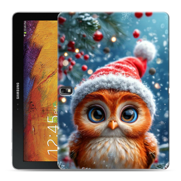 Силиконовый чехол на Samsung Galaxy Note 10.1 2014 editon с принтом Новый год Силиконовый чехол на Samsung Galaxy Note 10.1 2014 editon с принтом Новый год