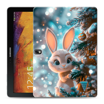 Силиконовый чехол на Samsung Galaxy Note 10.1 2014 editon с принтом Новый год Силиконовый чехол на Samsung Galaxy Note 10.1 2014 editon с принтом Новый год