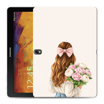 Силиконовый чехол на Samsung Galaxy Note 10.1 2014 editon с принтом женский Силиконовый чехол на Samsung Galaxy Note 10.1 2014 editon с принтом женский