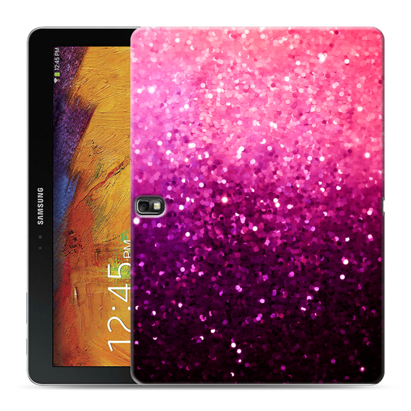 Силиконовый чехол на Samsung Galaxy Note 10.1 2014 editon с принтом Блестки Силиконовый чехол на Samsung Galaxy Note 10.1 2014 editon с принтом Блестки