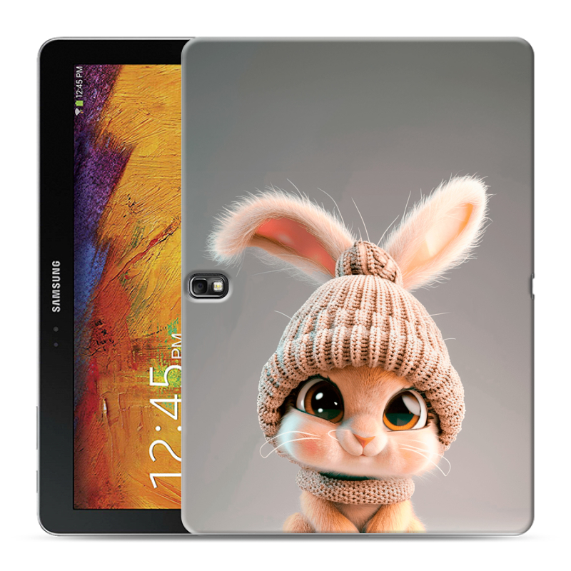 Силиконовый чехол на Samsung Galaxy Note 10.1 2014 editon с принтом Кролик Силиконовый чехол на Samsung Galaxy Note 10.1 2014 editon с принтом Кролик