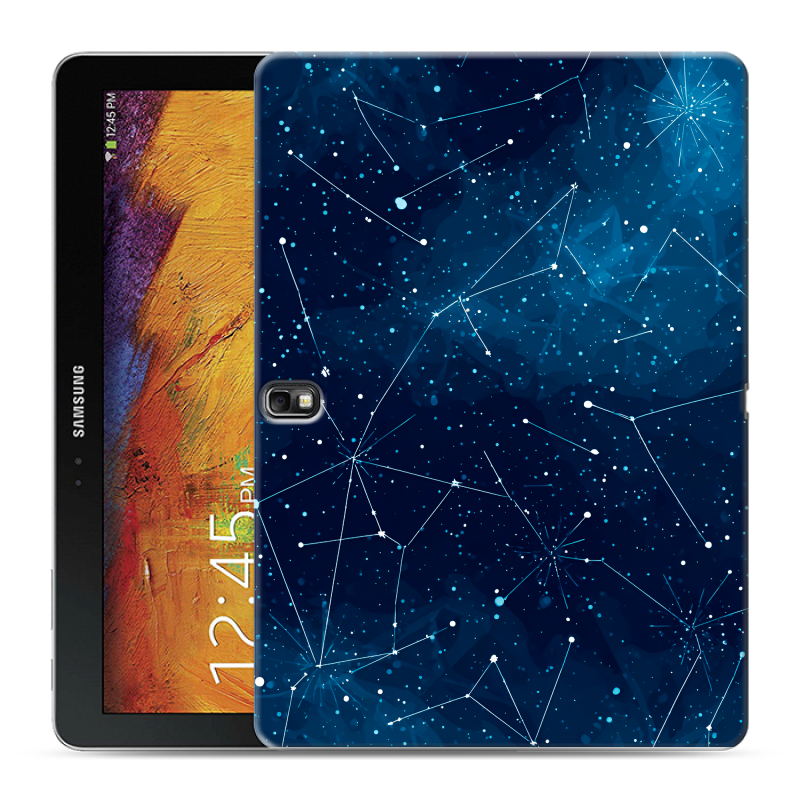 Силиконовый чехол на Samsung Galaxy Note 10.1 2014 editon с принтом Космос звезды Силиконовый чехол на Samsung Galaxy Note 10.1 2014 editon с принтом Космос звезды